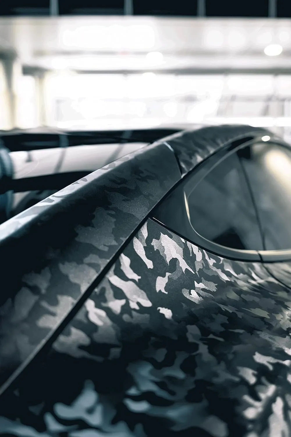 VViViD  Stealth Medium Pattern Camouflage Vinyl Wrap Roll (15ft x 5ft, Ghost Metal)
