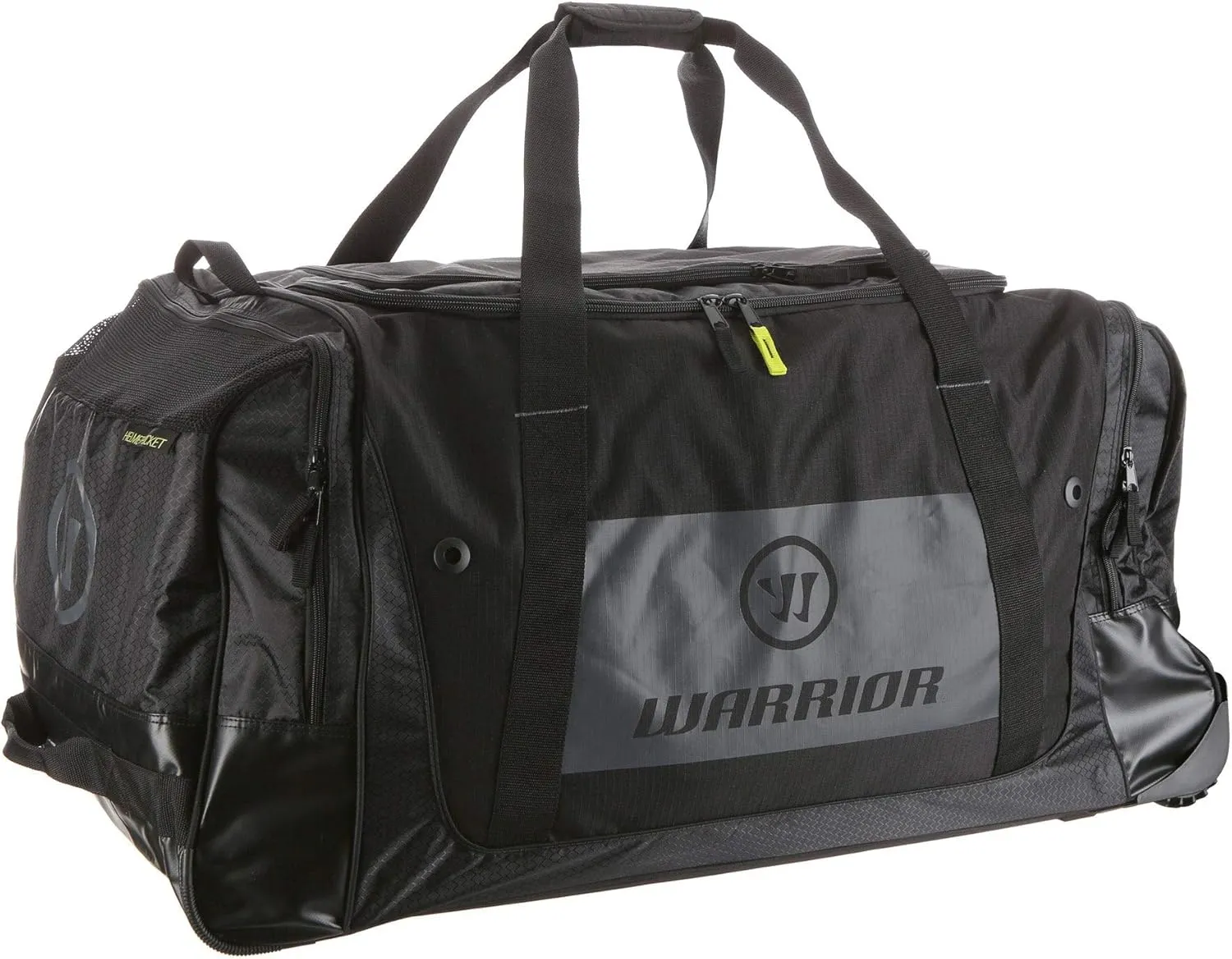 WARRIOR Q10 Wheel Hockey Bag, Black/Grey, Senior 37"