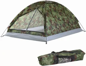 Water Resistant Camping Tent, Lightweight Outdoor Tent for Backpacking, 1 to 2 Persons Camping Tent, Lightweight Waterproof Camping Hiking Tent