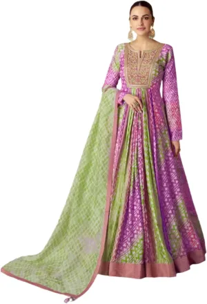 Wedding Party Wear Beautiful Dress Indian Pakistani Designer Sewn Anarkali Gown Suits
