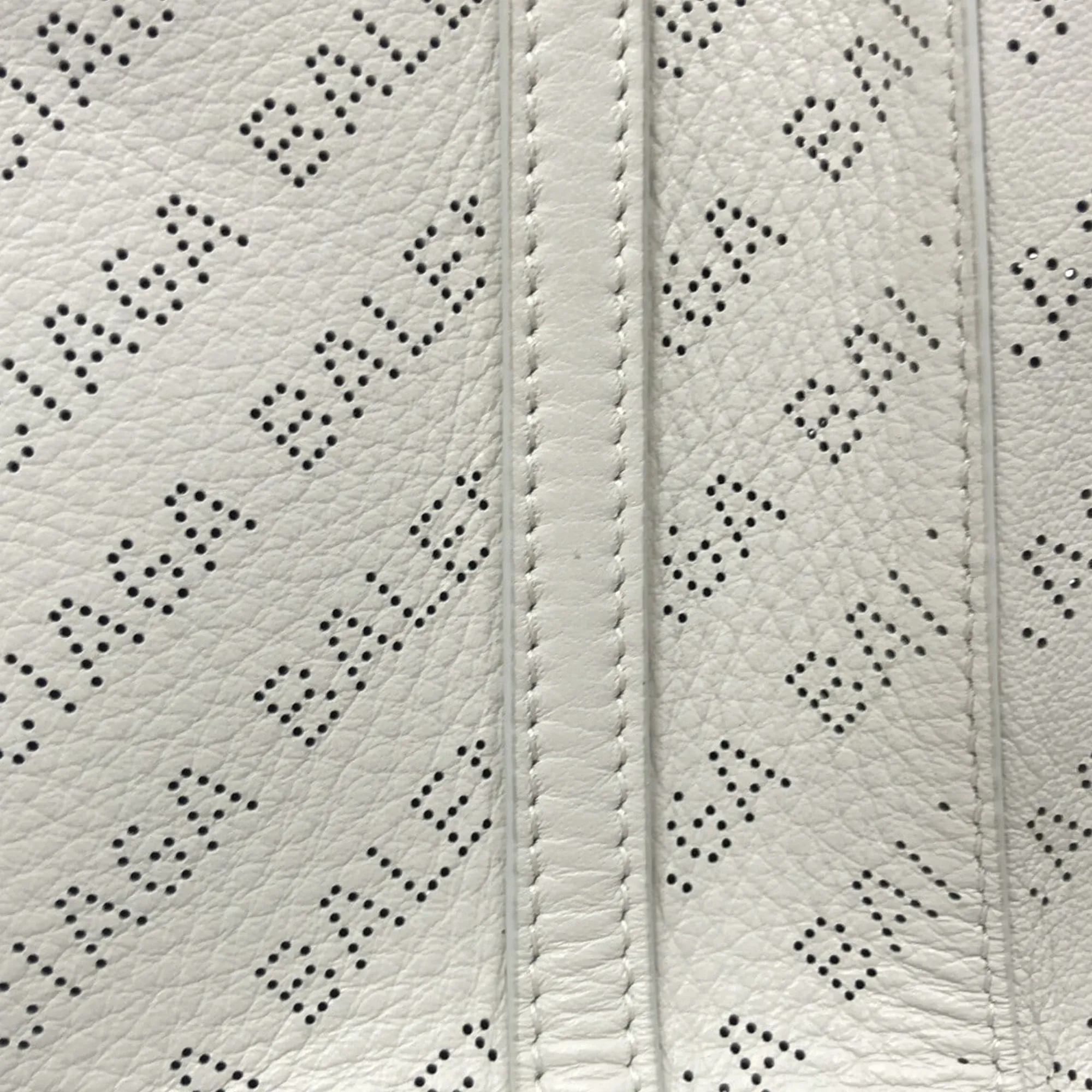 White Balenciaga XXS Everyday Perforated Leather Shopping Tote Bag Satchel