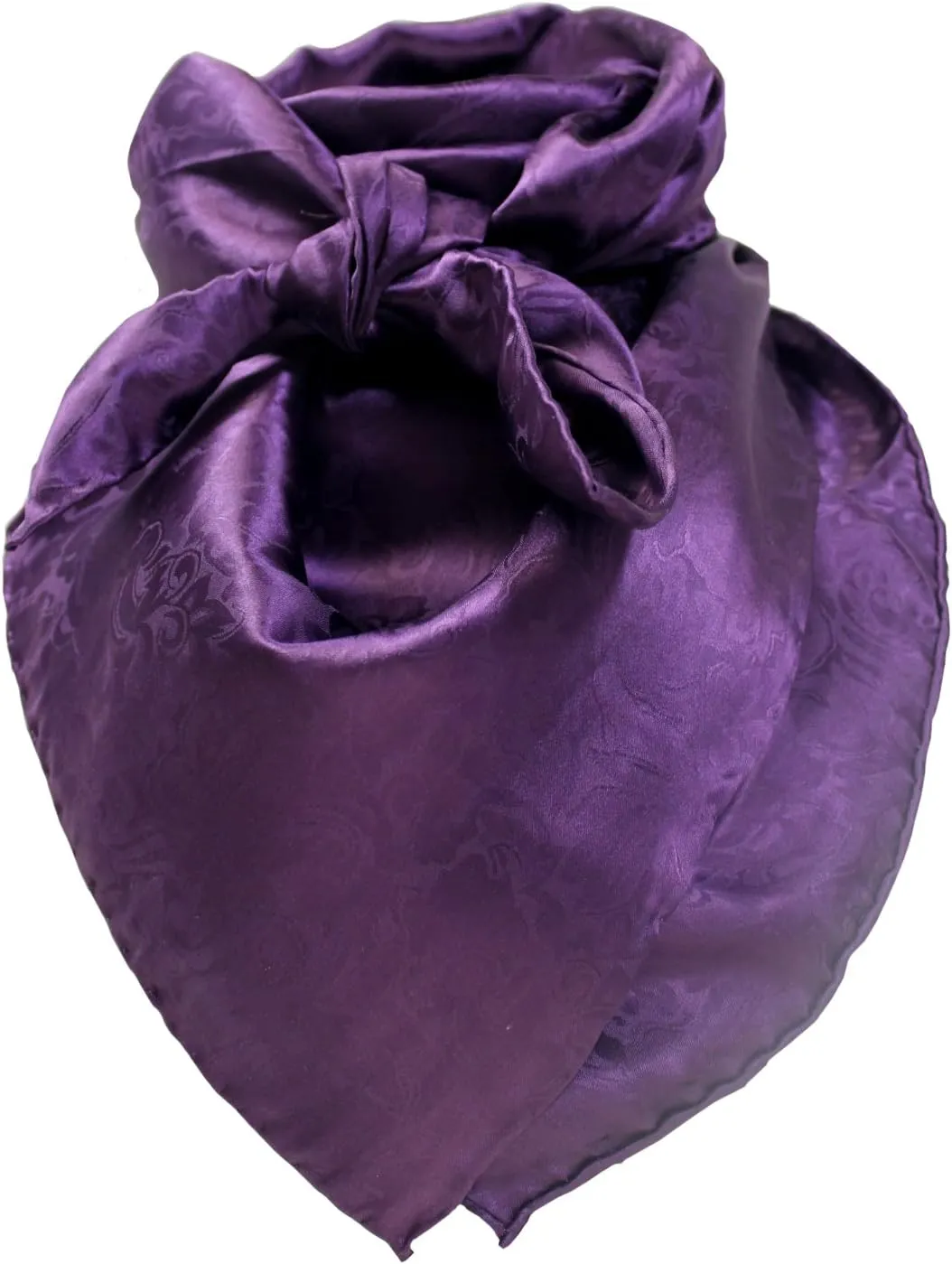 Wild Rag Plum Silk Jacquard