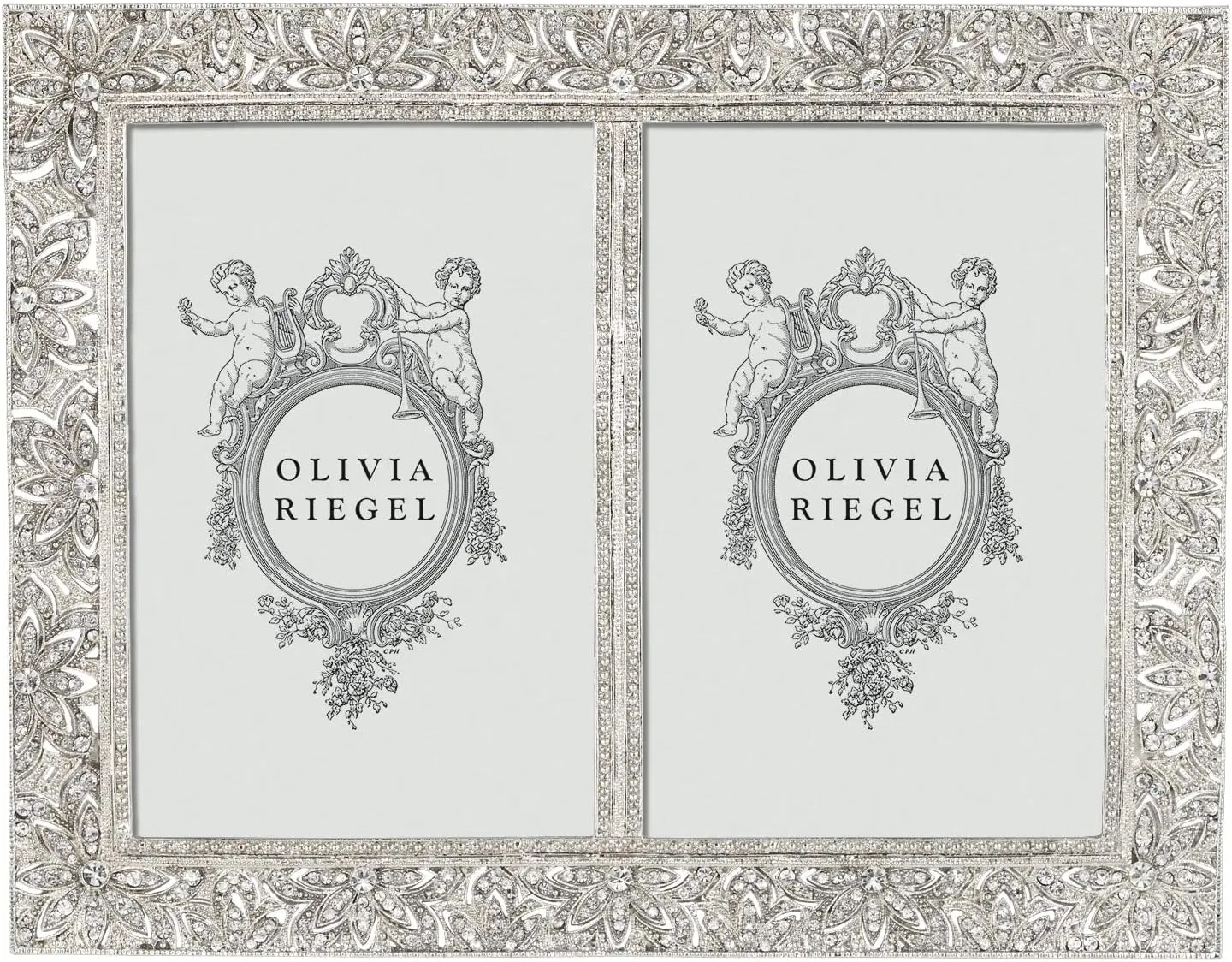 Windsor Austrian Crystal Double 4x6 Frame by Olivia Riegel - 4x6