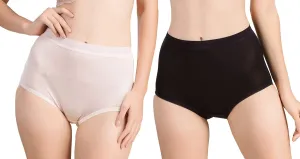 Women 2Pairs Pure Natural Silk Panties Soft Smooth Healthy Bikini Summer Underwear