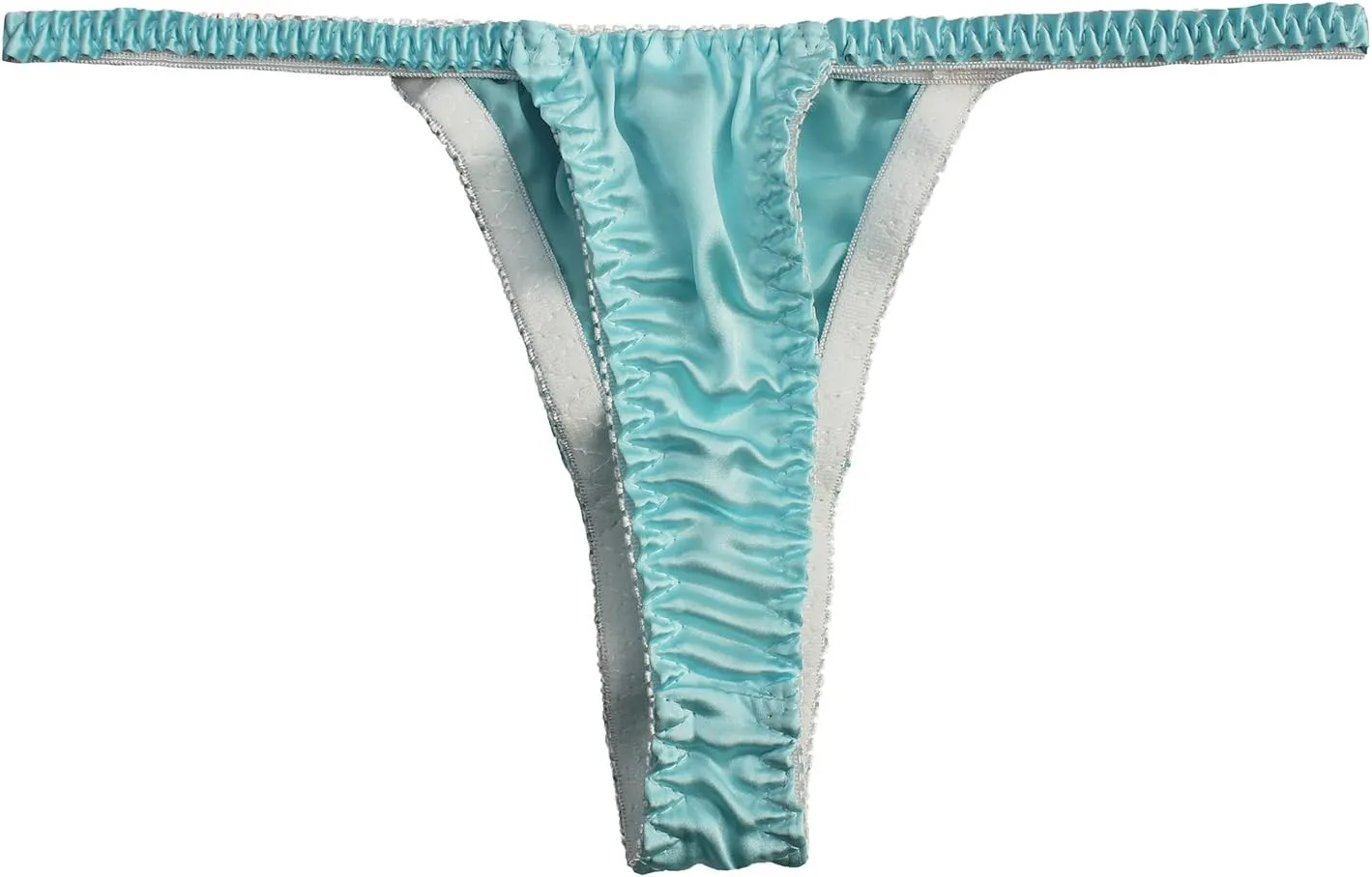 Women 3Pairs Pure Silk Panties Sexy Wear Soft String Thong Healthy Bikini Summer Beach Underwear S-XL