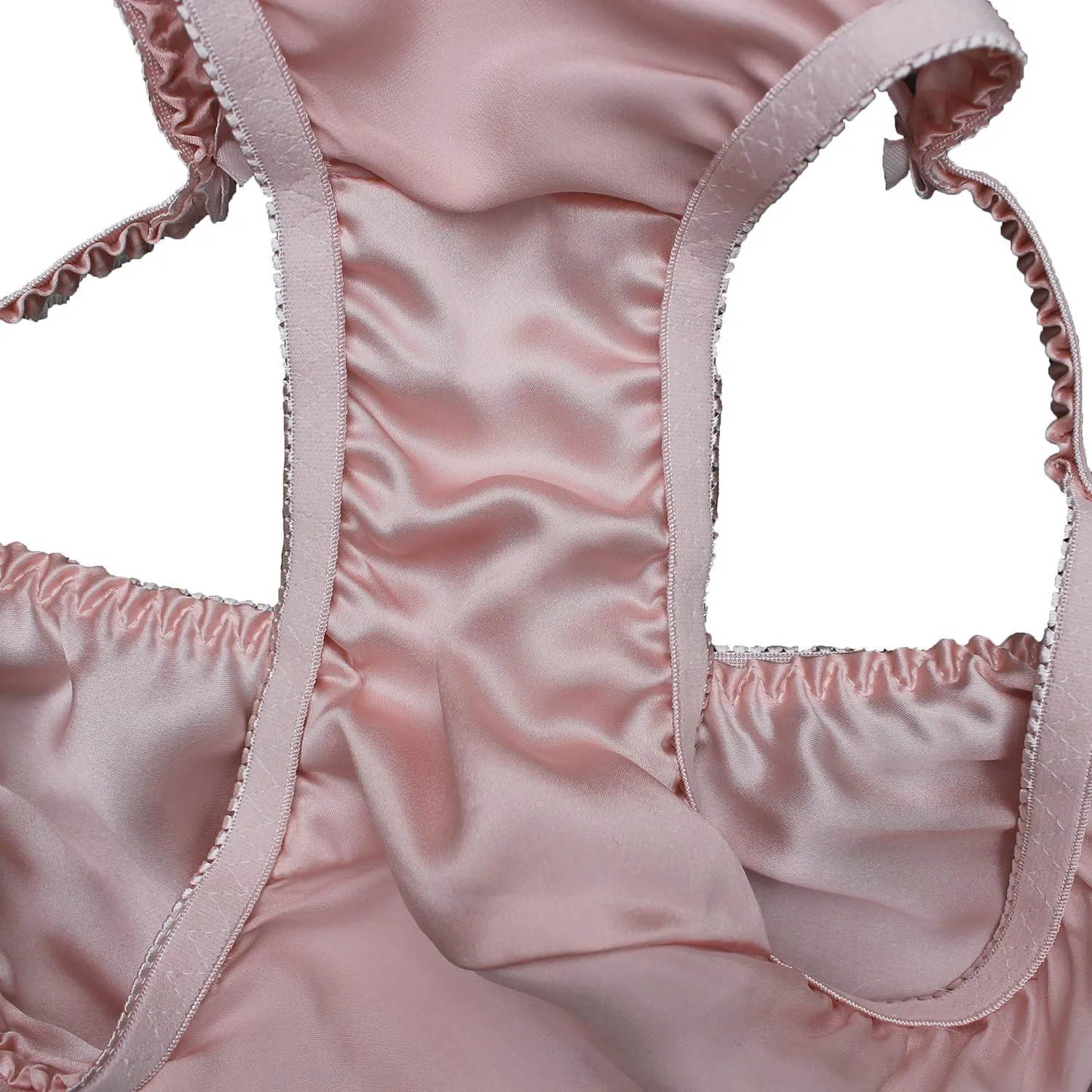 Women 3Pairs Pure Silk Panties Soft Smooth String Healthy Bikini Summer Underwear