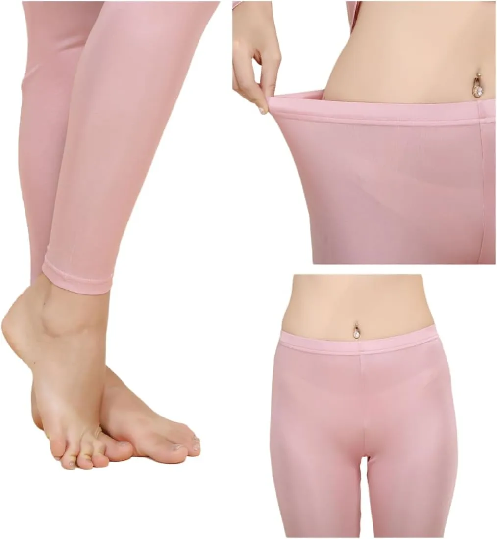 Women Mulberry Silk Thermal Long Johns Underwear Bottom Lightweight Silk Leggings Base Layer Pants