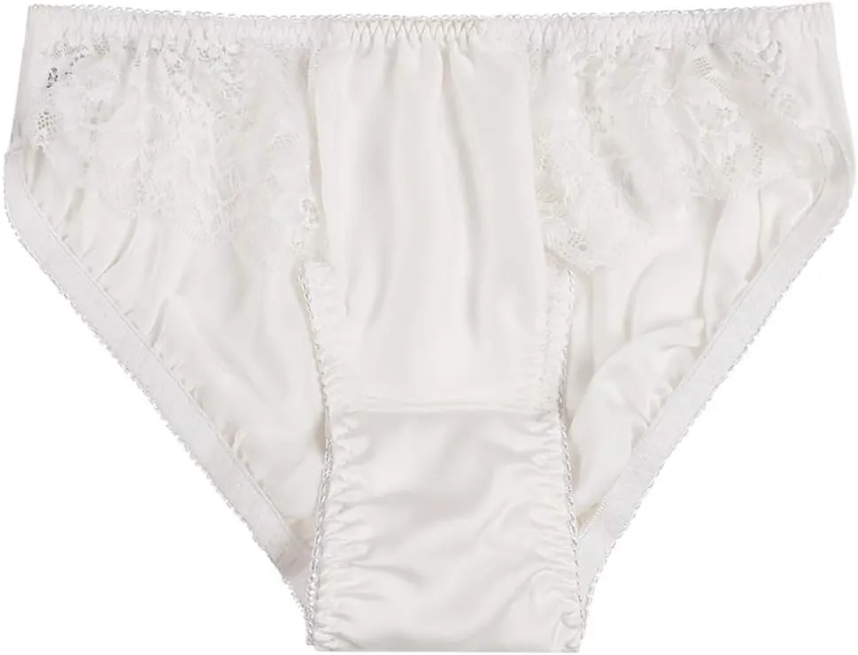 Women Multi Pairs Pure Silk Briefs Panties Soft Smooth Healthy Bikini Classic Casual Underwear