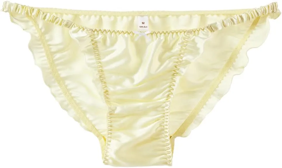 Women Multi Pairs Pure Silk Briefs Panties Soft Smooth Healthy Bikini Classic Casual Underwear