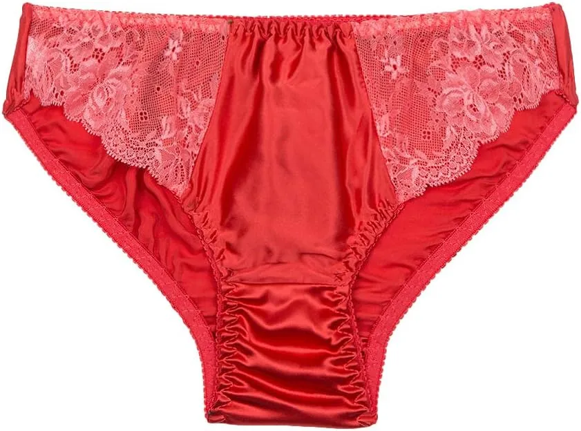 Women Multi Pairs Pure Silk Briefs Panties Soft Smooth Healthy Bikini Classic Casual Underwear