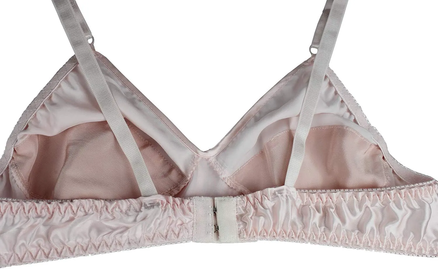 Women Pure Silk Bra Soft Underwear Smooth Health Unpadded Bra Multi Size