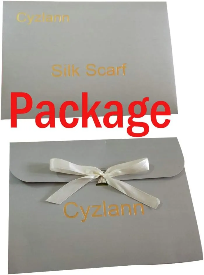 Women Small Square Silk Scarfs 100% Real Mulberry Silk 21" Hair Neck Scarves