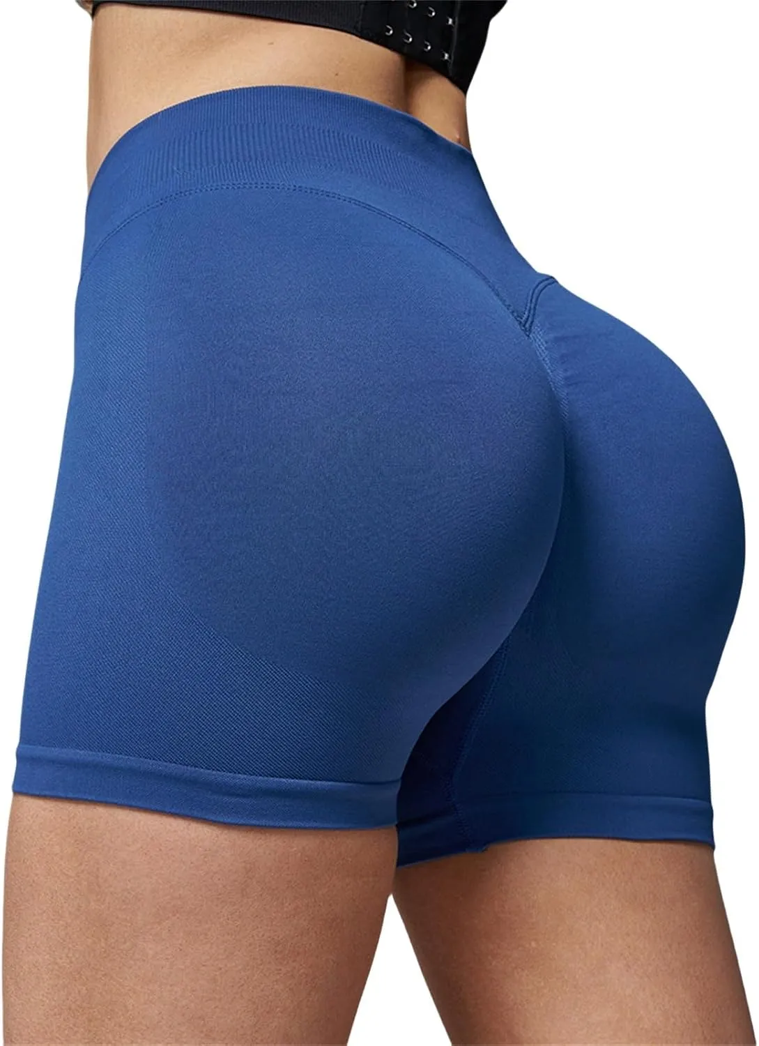 Women Workout Impact Shorts Women's Hip Lifting High Waisted Tummy Tightening Leggings High Waisted Butt Sculpting
