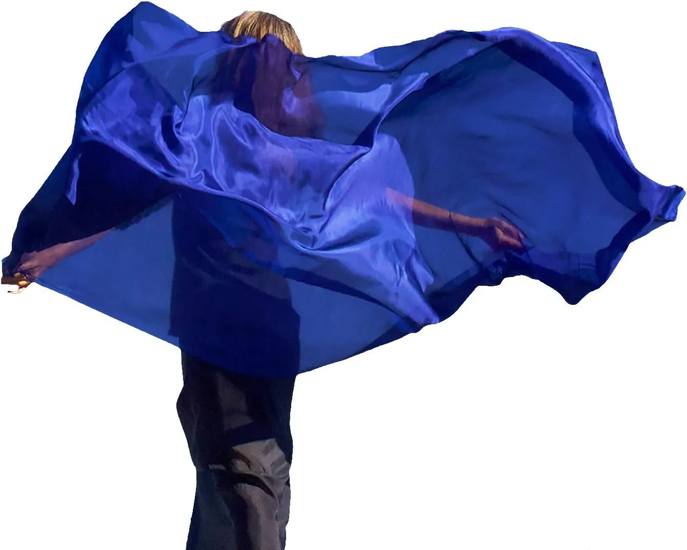 Womens 100% Silk Lightweight Dance Scarves Shawls Veils Wraps Solid Colors