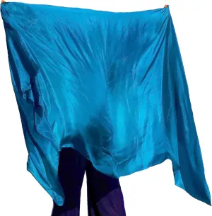 Womens 100% Silk Lightweight Dance Scarves Shawls Veils Wraps Solid Colors