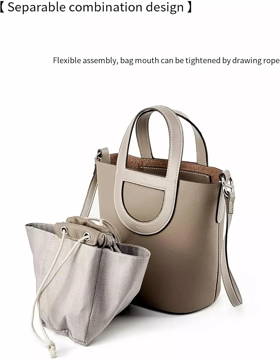 Women's genuine leather handbags genuine leather shoulder and crossbody bags fashionable underarm Purses
