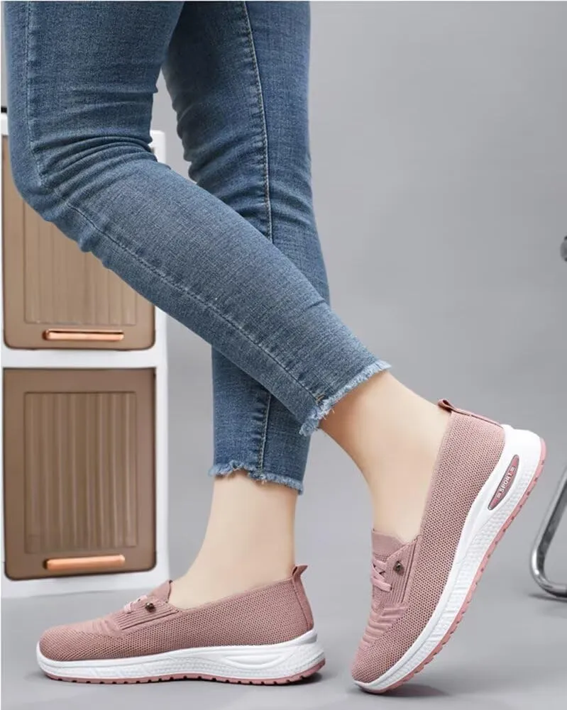 Women's Orthopedic Mesh Walking Shoes Athletic Sport Running Sneakers Slip-on Cozy Breathable