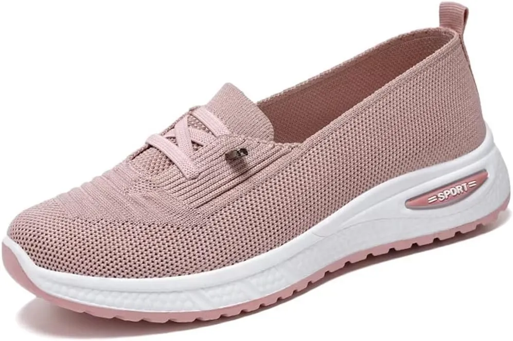 Women's Orthopedic Mesh Walking Shoes Athletic Sport Running Sneakers Slip-on Cozy Breathable