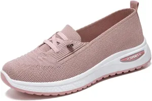Women's Orthopedic Mesh Walking Shoes Athletic Sport Running Sneakers Slip-on Cozy Breathable