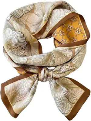 Womens Pure Mulberry Silk Scarf,Long Shawls for Head Scarf,Wrap Breathable Lightweight Neck Scarves For Handbag
