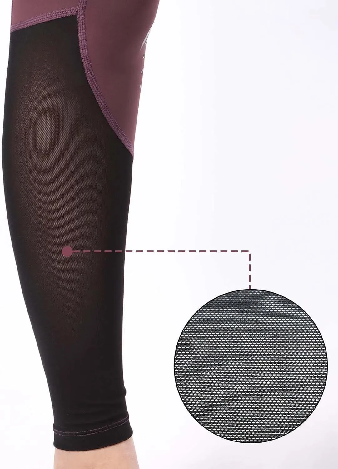 Women's Riding Breeches Equestrian Riding Pants with Silicone Grip and Ventilated Mesh Fabric Active Riding Tights