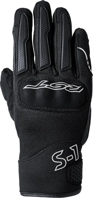 Women's S1 Mesh CE Motorcycle Glove (Black/White, US 09)