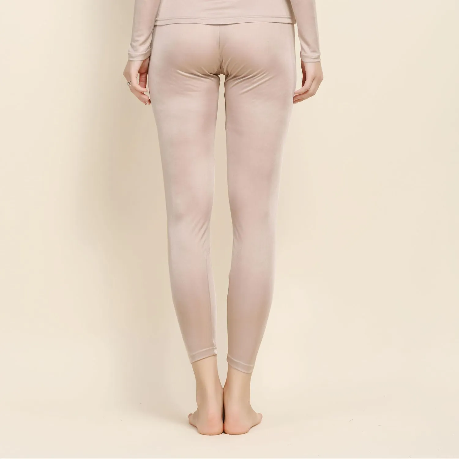 Womens Silk Thermal Long Johns Bottom Mulberry Silk Lightweight Base Layer Underwear Pants