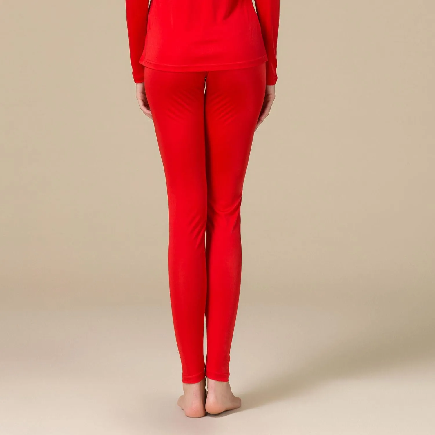 Womens Silk Thermal Long Johns Bottom Mulberry Silk Lightweight Base Layer Underwear Pants