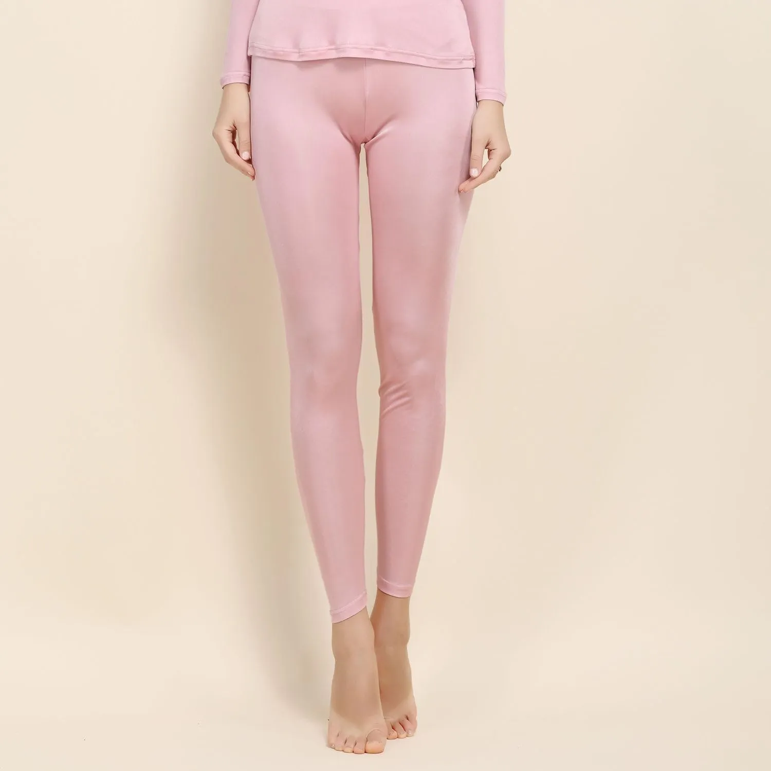 Womens Silk Thermal Long Johns Bottom Mulberry Silk Lightweight Base Layer Underwear Pants
