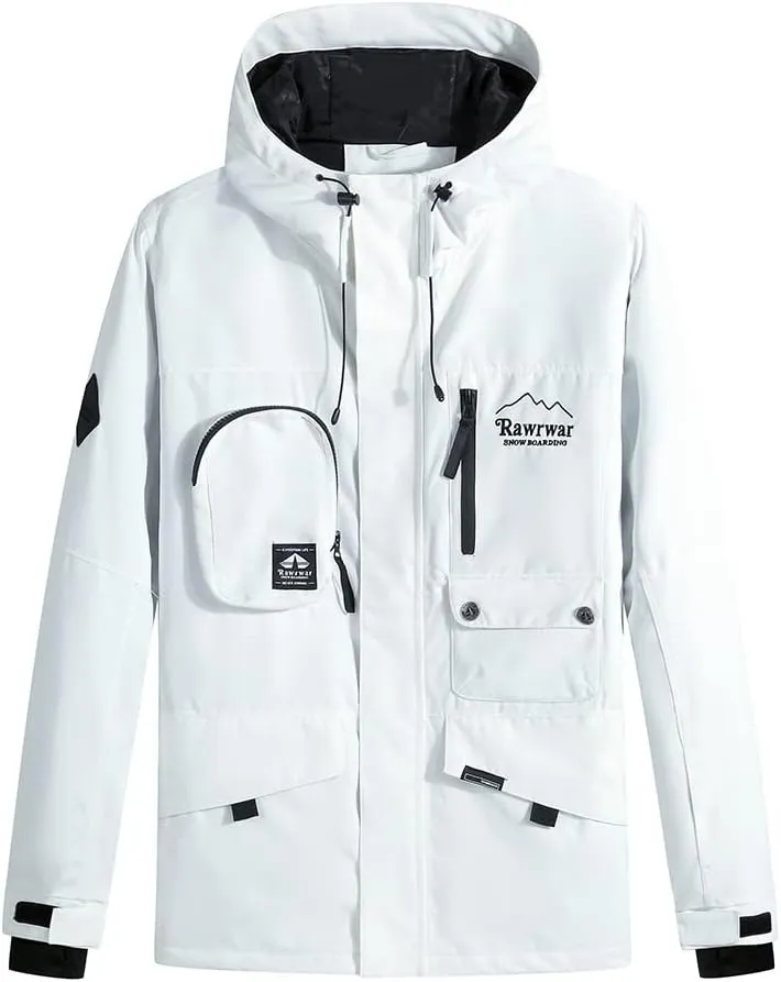 Womens Ski Jacket Waterproof Snow Jackets Winter Windproof Snowboard Jacket Coats with Hood