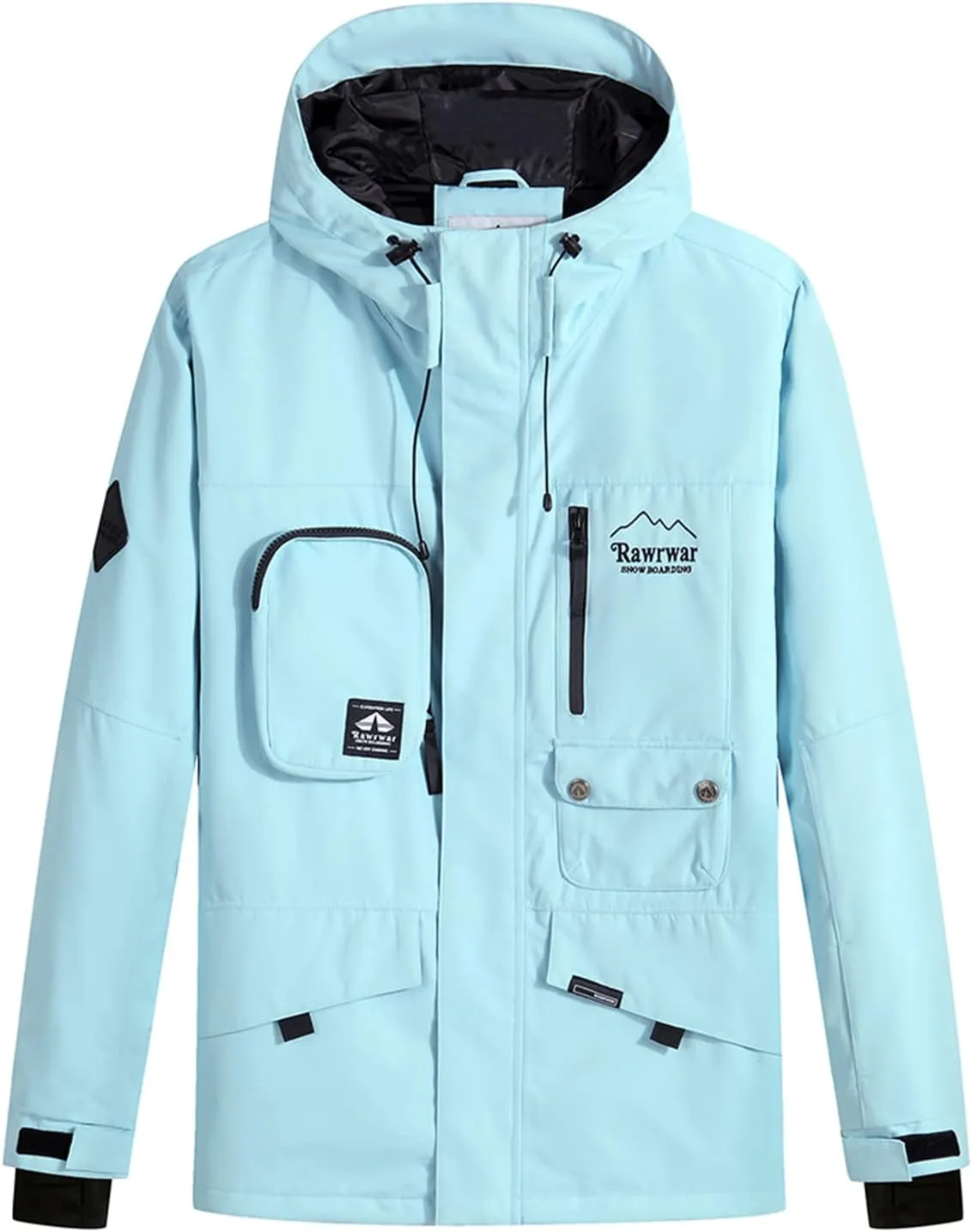 Womens Ski Jacket Waterproof Snow Jackets Winter Windproof Snowboard Jacket Coats with Hood