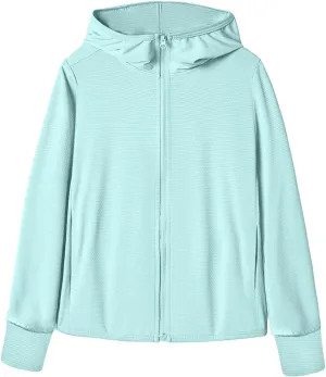 Womens Spf Uv Protection Jacket Light Shirts Sun Protection Knitted Hiking Fishing Workout Blouses for Womens Zipper