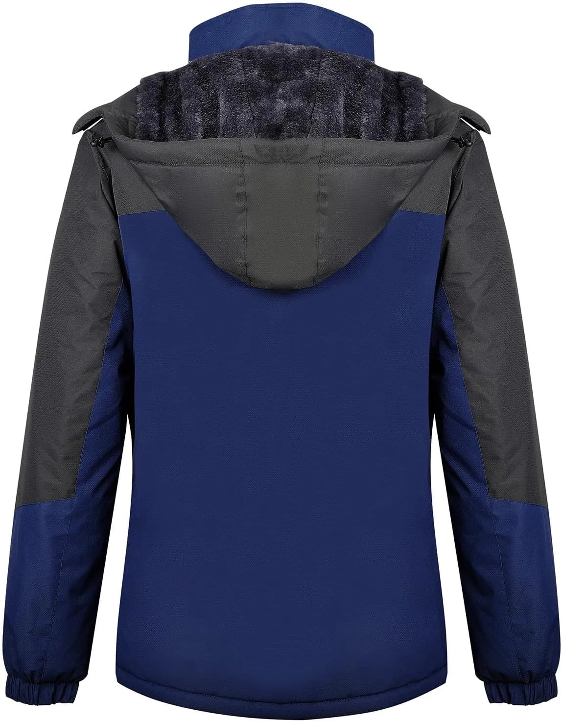 Women’s Waterproof Snow Ski Jacket Mountain Windproof Winter Coat with Detachable Hood
