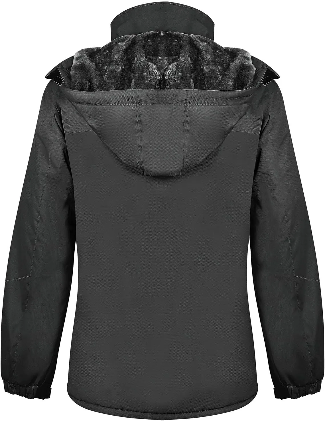 Women’s Waterproof Snow Ski Jacket Mountain Windproof Winter Coat with Detachable Hood