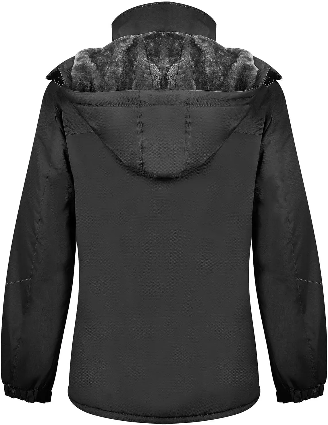Women’s Waterproof Snow Ski Jacket Mountain Windproof Winter Coat with Detachable Hood