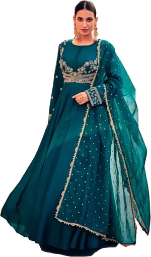 Women's Wear Pakistani Shalwar Kameez Suits Indian Sewn Long Anarkali Gown Dress