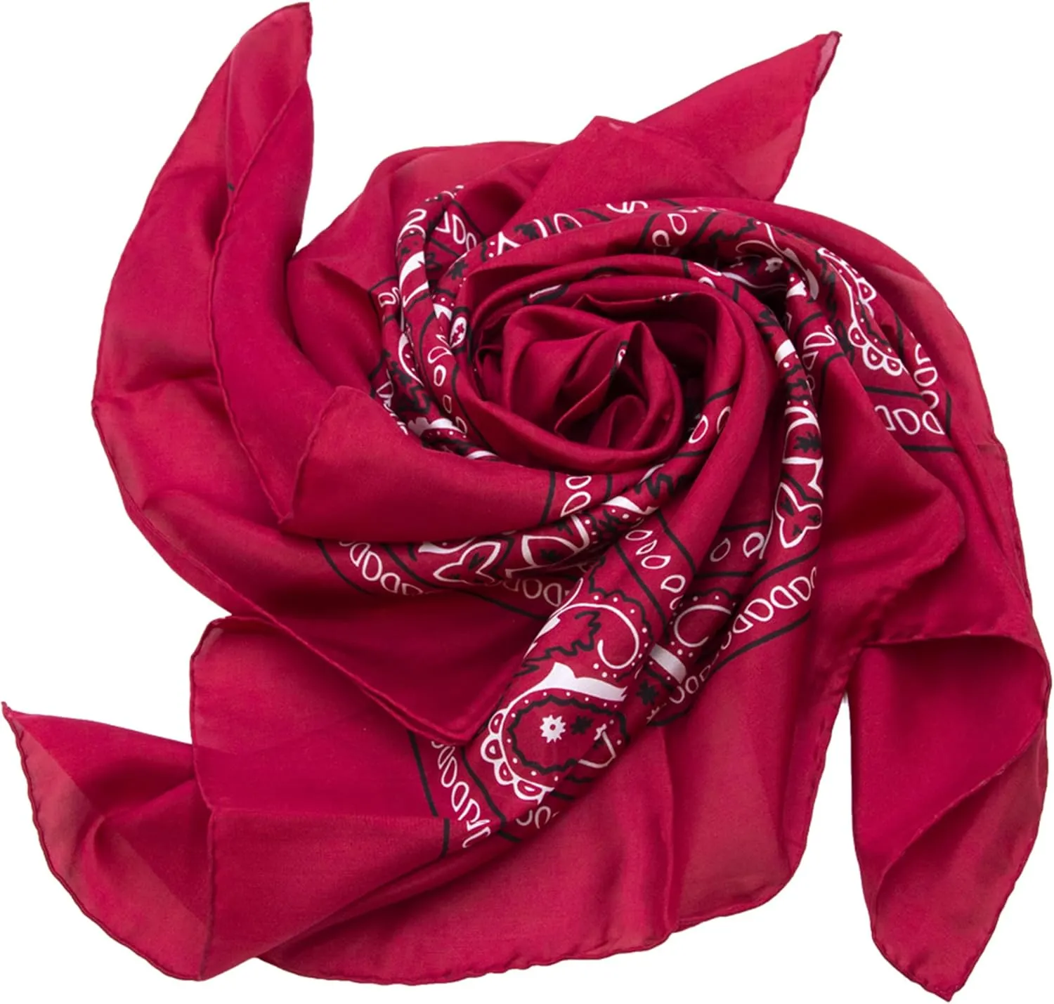 Wyoming Traders Bandana Silk Scarf 34.5x34.5 inches