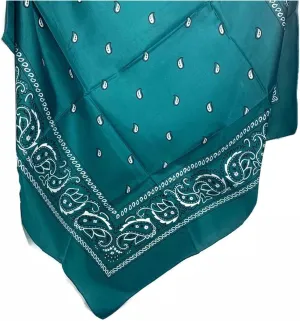 Wyoming Traders Bandana Silk Scarf 34.5x34.5 inches