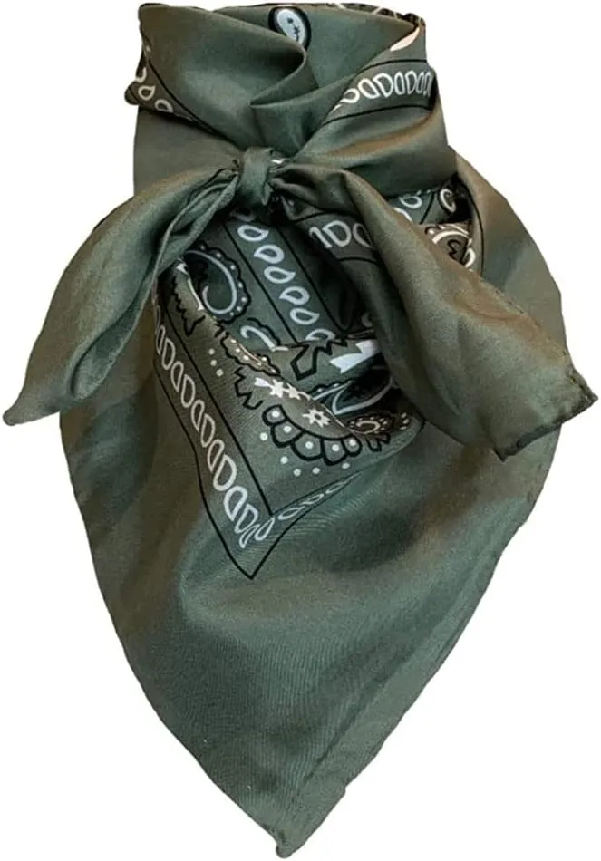 Wyoming Traders Bandana Silk Scarf 34.5x34.5 inches