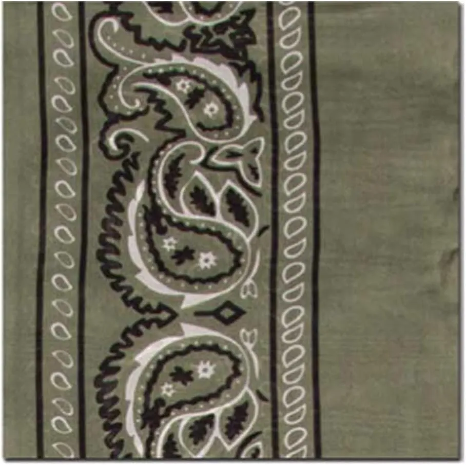 Wyoming Traders Bandana Silk Scarf 34.5x34.5 inches