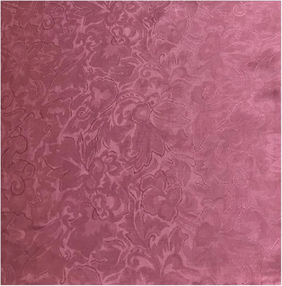 WYOMING TRADERS Casual Unisex Adult Lightweight Breathable Jacquard Plum Regular Silk Scarf