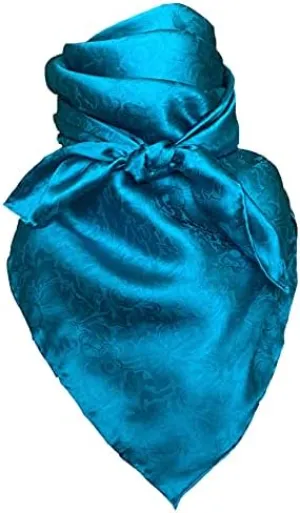 WYOMING TRADERS Casual Unisex Adult Lightweight Breathable Jacquard Plum Regular Silk Scarf