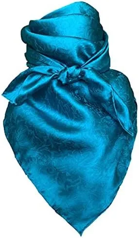 WYOMING TRADERS Casual Unisex Adult Lightweight Breathable Jacquard Plum Regular Silk Scarf