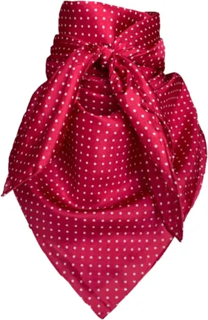 Wyoming Traders Red Dot Wild Rag, 34.5 in by 34.5 Inch