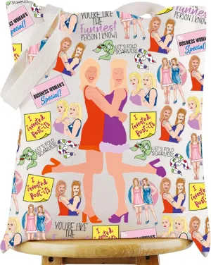 WZMPA Romy & Michele Tote Bag High Collage TV Show Fans Gift Romy & Michele Friendship Shoulder Bag Romy & Michele Merch
