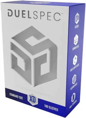 XD Sleeves (100 Count) - (Standard Size Card Sleeves) Dual Layer Protection (Silver)
