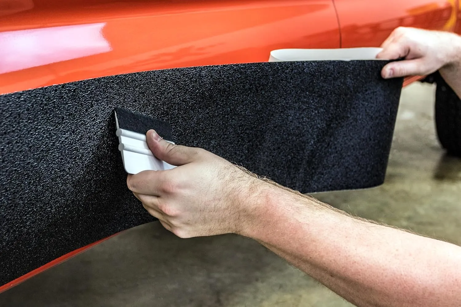 XPEL ARMOR Black Universal Rocker Panel Guard, 9" x 30' - Truck Exterior Protection Film Kit for Rocker Panels against Road Debris and Damage