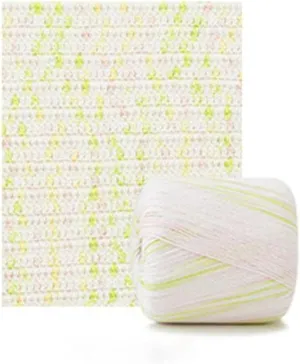 Yarn Knitting Crocheting Water Su Lace Thread DIY Hand-Knitted Crochet Cotton Thread Section Dyed Wool Hand-Knitted Thread-07 Spring Bud_6Pcs