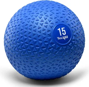 Yes4All Slam Balls, 10-40lb Medicine Ball Weight, Durable PVC Sand Filled Workout Dynamic Medicine Ball for Core Strengthen