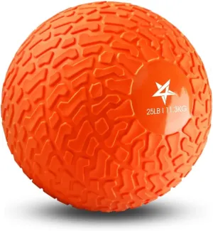 Yes4All Slam Balls 25lbs for Strength and Crossfit Workout – Slam Medicine Ball, Orange Beast (PMDS)